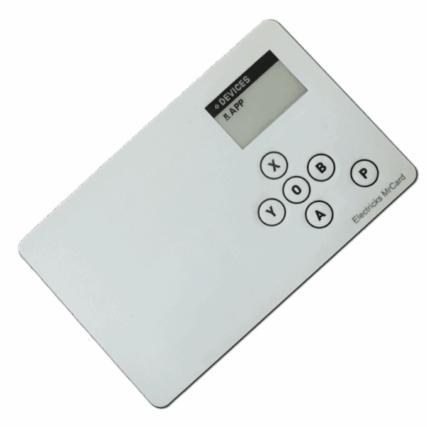 Electricks MrCard - e-ink peek & remote